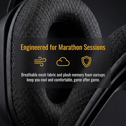 ONIKUMA Gt808 45dB Active Noise Canceling Wireless Headset | Hi-Res Audio, 1200mAh Battery 2.4GHz, Bluetooth, Wired