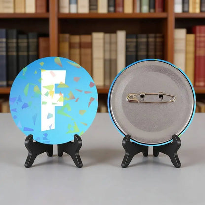 Game F-Fortnite Logo Printing For Laser Badges Pin On Backpack Clothes Hat Brooch Decoration Art Gifts