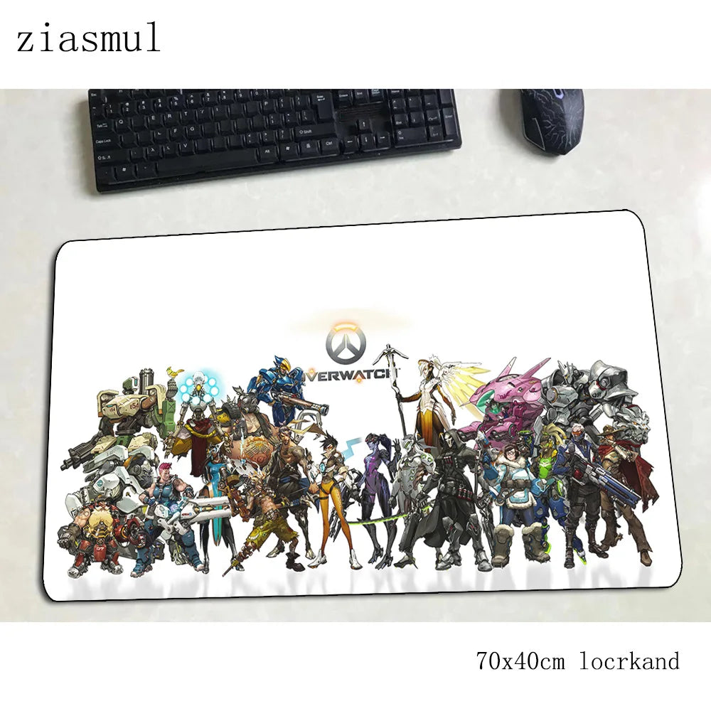 overwatch mouse pad Gorgeous Computer mat 70x40cm gaming mousepad large xl padmouse keyboard games pc gamer desk