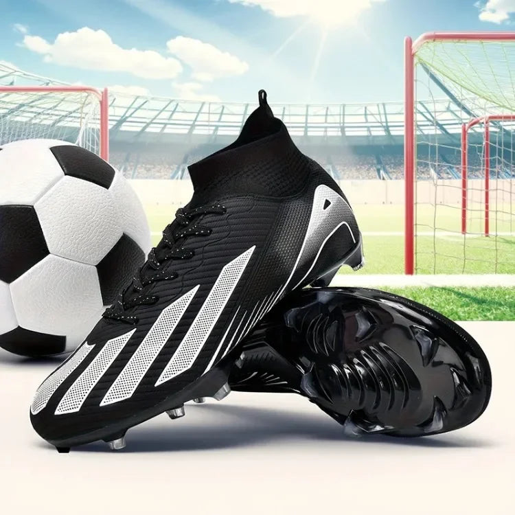 New Men's Football Boots Adult's Soccer Field Shoes Teenager's Sports Cleats Outdoor Grass Training Boots High Quality Sneakers