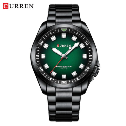 CURREN Fashion Men Watch Top Brand Luxury Waterproof Sport Mens Watches Stainless steel Automatic Date Military Wristwatch