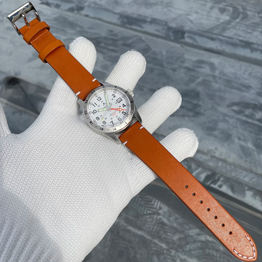 STEELFLIER Official SF792 GMT Mechanical Wristwatch NH34 Movement Super BGW9 C3 Luminous 200M Waterproof Men's Luxury Dive Watch