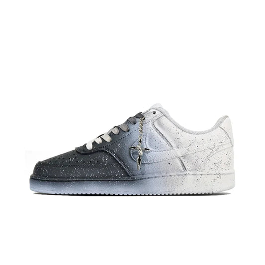 Custom Sneakers Nike Court Vision "Nightfall"  Gradient  Non-Slip Unisex Low-Top Sneakers