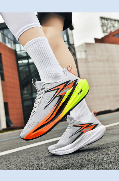 Running Shoes Carbon Board Speciality Marathon Men Sports Breathable Lightweight Women's Comfortable Athletic Nonskid Sneakers