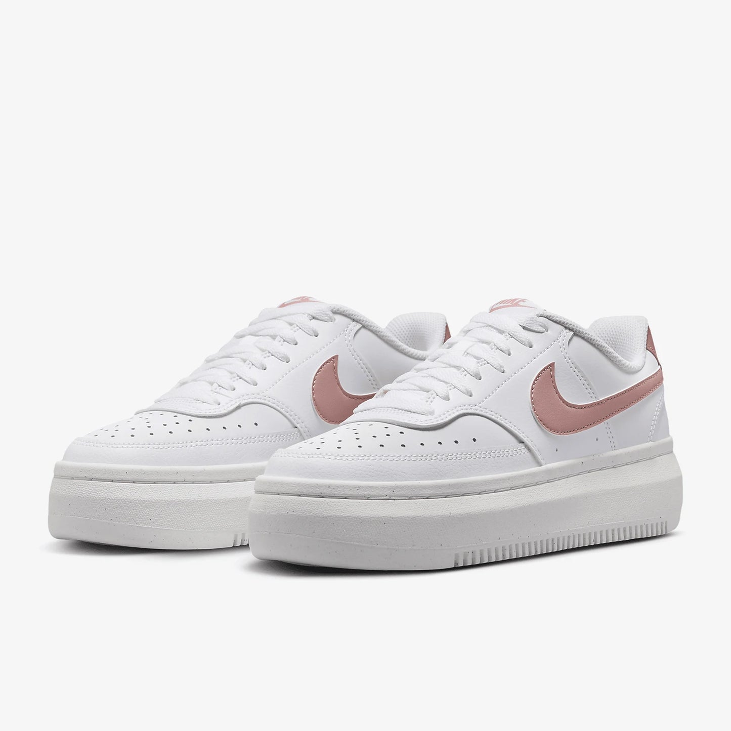 Nike Official Genuine Court Vision Alta Women's Thick-Sole Casual Sneakers DZ5394-102