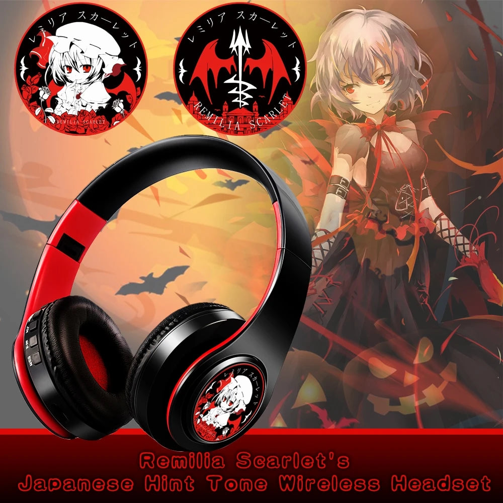 Wireless Silent Disco Headphone Anime Fate/Grand Order FGO Jeanne d'Arc Stereo Bluetooth Headphone for Playing Games Earphone
