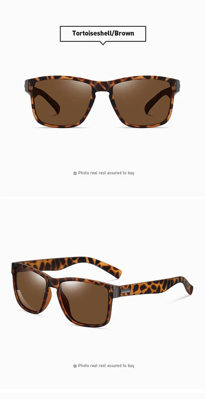 VCKA Myopia Sunglasses Square Prescription -0.5 To -6.0 Women Men Polarized Colorful Lens Sports Nearsighted Astigmatism Eywear