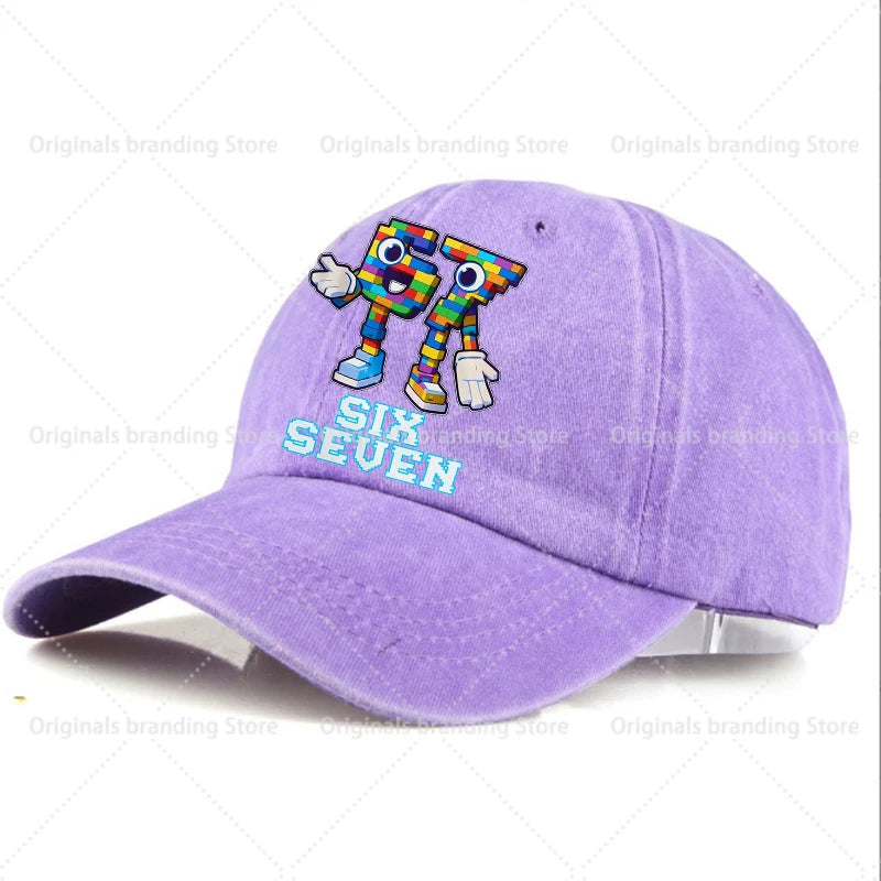 Compre um boné de basebol A Brainrot 67 para crianças, homem e mulher, chapéu de sol, novo, para adultos, desporto ao ar livre, chapéu de sol retro, acessório para a cabeça, presente, vendas em alta