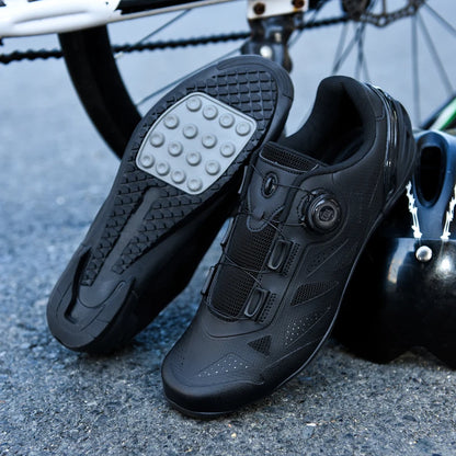 2026 New Men's Non - Slip Breathable Lock - Type Mountain Bike Cycling Shoes Durable Adjustable Outdoor Sports Footwear