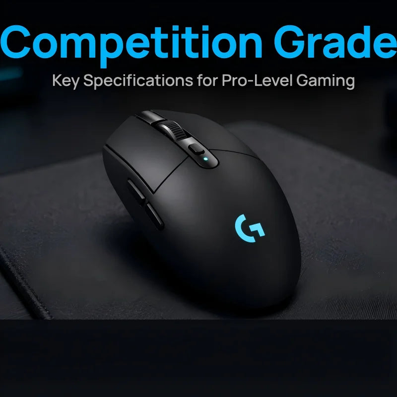 Lgitech G304 Wireless Wired Gaming Mouse Fast Response Comfortable Grip For FPS Gamer
