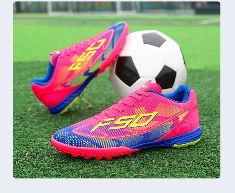 New Men Soccer Shoes Unisex Sneakers Hot Sale Football Boots Professional High-quality Futsal Ultralight Women TF/FG Cleats