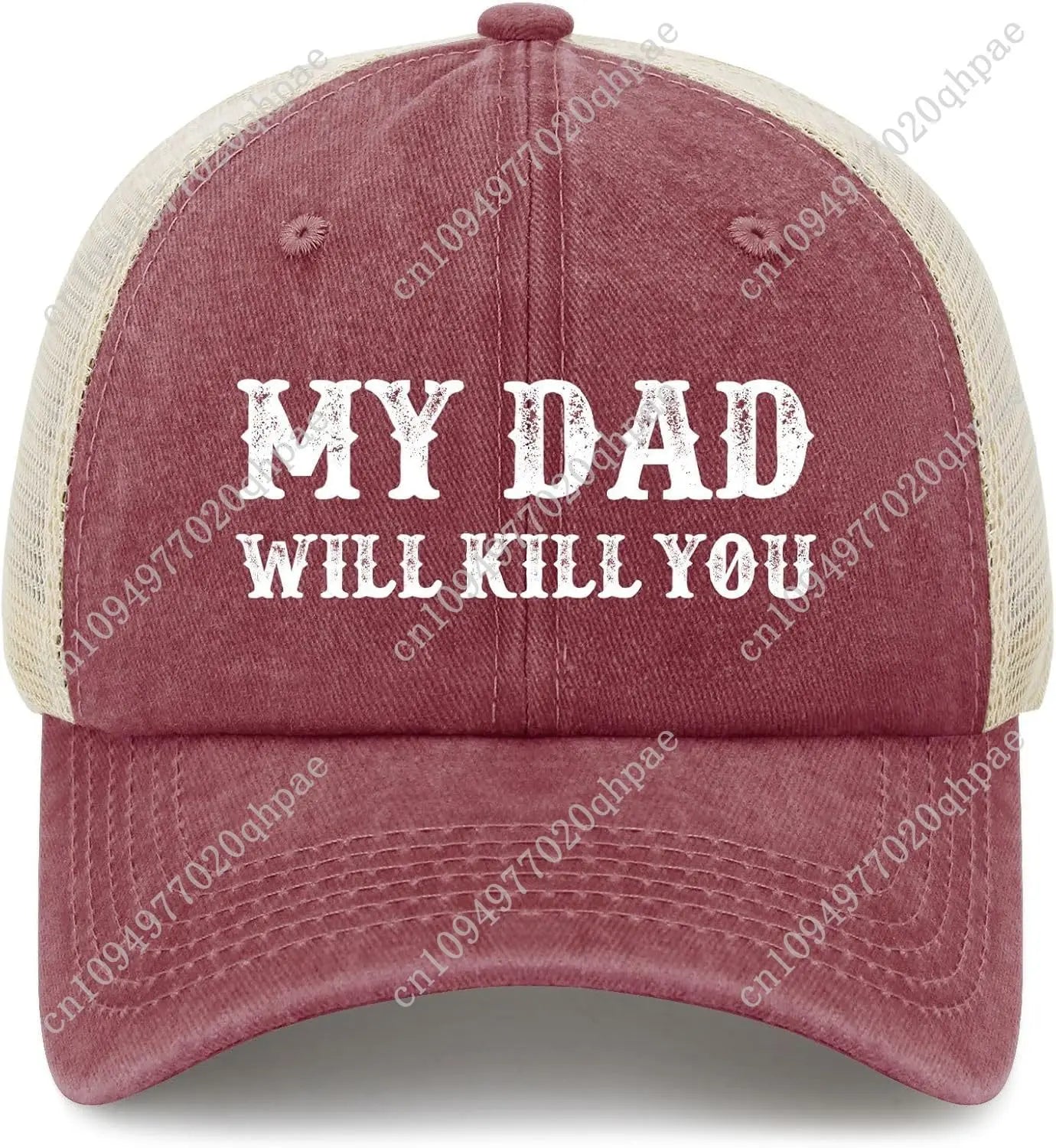 My Dad Will Kill You Hat Funny Trucker Hats Men Baseball Cap Funny Gifts