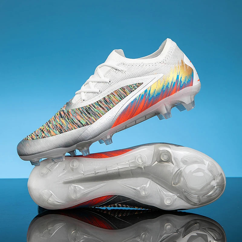 New Men Football Boots Training Ultralight Outdoor Drop Shipping Soccer Shoes Cleats Shoes Soccer Long Spikes FG Non-Slip