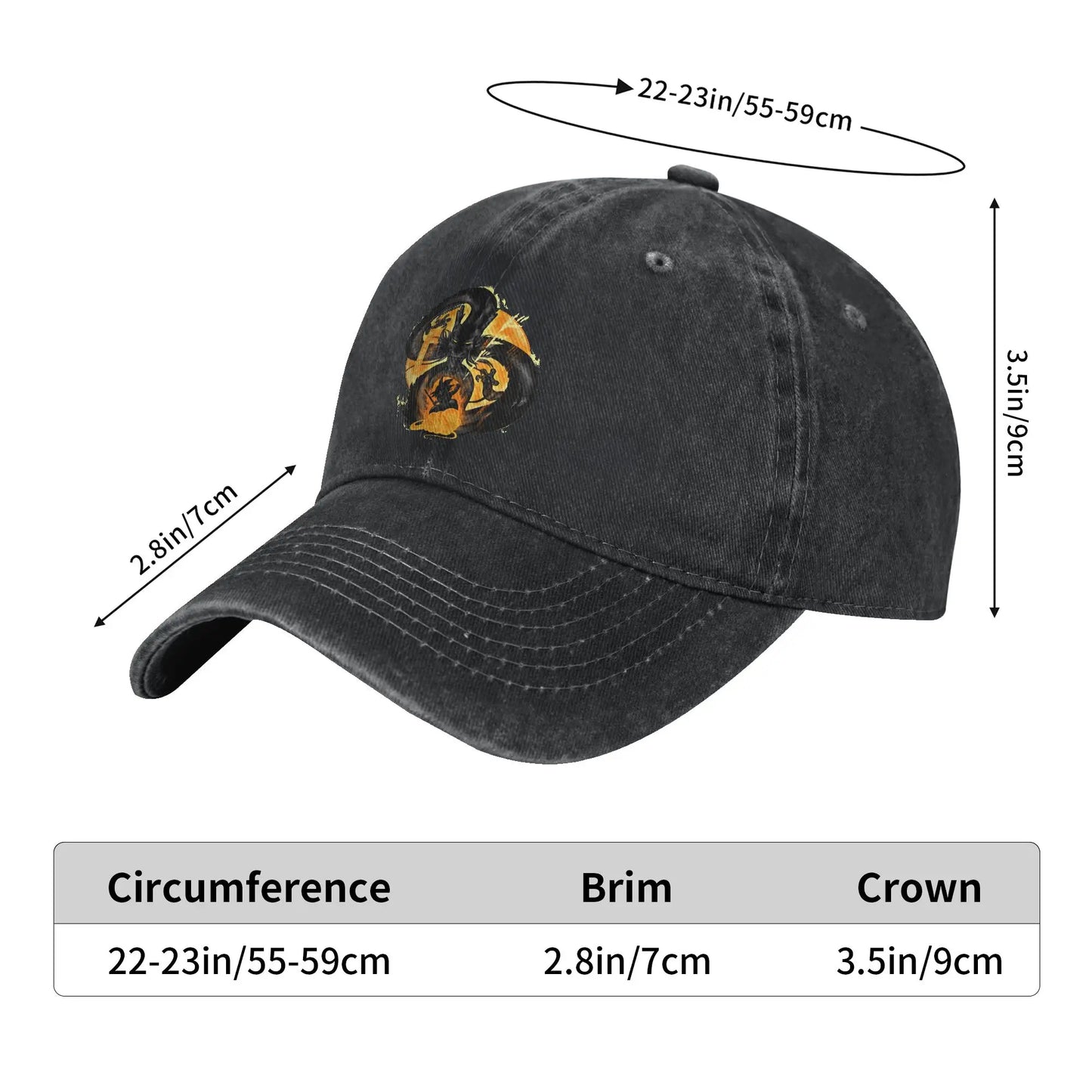 Vintage Dragon Ball Z Attack of Shenron Baseball Caps Men Women Distressed Denim Washed Cap Outdoor Running Golf Gift Hats Cap, produit gaming premium Fraquane