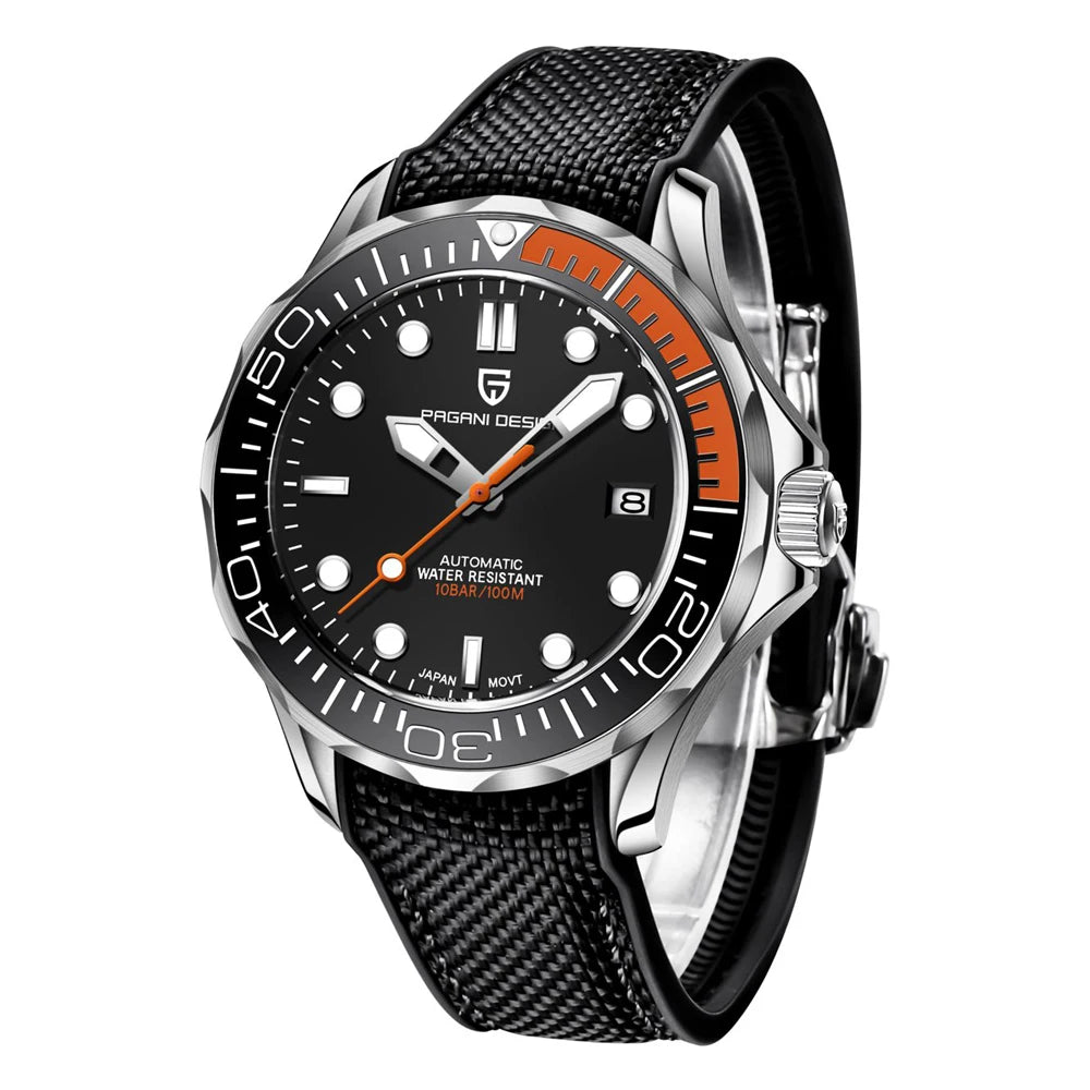 PAGANI DESIGN 007 Mechanical Wristwatch for Men Luxury Automatic Watch NH35A AR Sapphire Crystal Waterproof Clock 2024 New