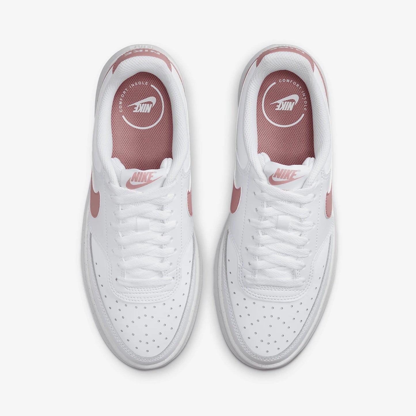 Nike Official Genuine Court Vision Alta Women's Thick-Sole Casual Sneakers DZ5394-102