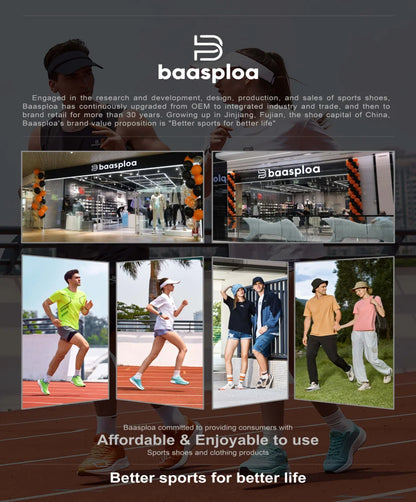 Baasploa Winter Women Sneakers Plush Warm Snow Boots Non-Slip Waterproof Shoes Women Outdoor Boots Walking Shoes