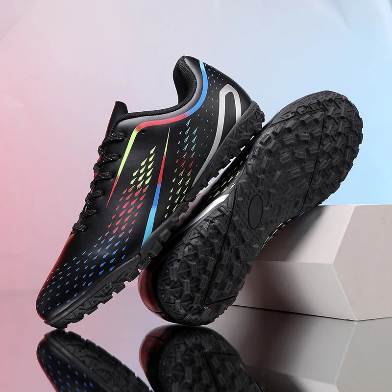 New Men Soccer Shoes High-top Futsal High-quality Cleats Grass Non-Slip Football Boots Match Sneakers Indoor Hot-selling FG/TF