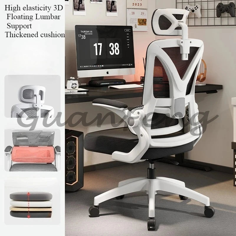 Adjustable Breathable Mesh High Density Sponge Seat Silla De Escritorio Ergonomic Gaming Chair 3D Lumbar Support Racing Swivel