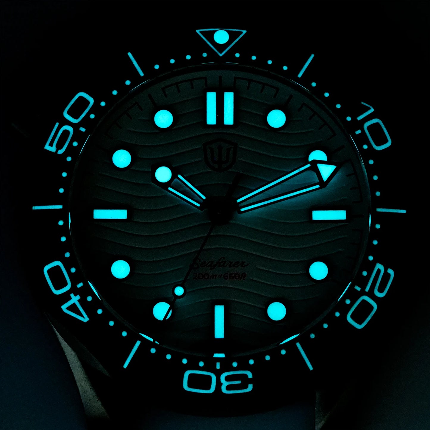 Watchdives WD007Q Diver Watch VH31 Sweep Second Quartz Movement Luminous Domed Sapphire Crystal Watches 42mm Titanium Watches