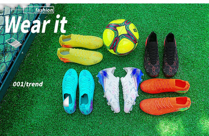 New Men's Football Boots Sneakers FG Soccer Shoes Training Wholesale Top Quality Cleats Non-Slip Drop Shipping Unisex Adult