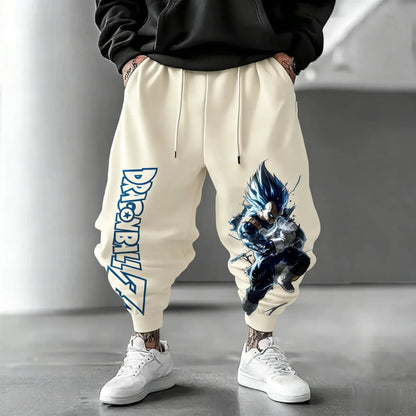 2026 Dragon Ball Vegeta Multi-color Leg Trousers Men's Women's Retro Trend Versatile Sports Jogging Fitness Outdoor Sports Wear