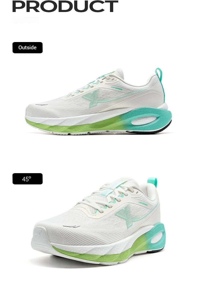 Xtep Lingbu 2.0 Running Shoes Male 2025 Spring ACE Support Feather Foam Sports Shoes  Stability Advanced Sneakers 875119110001