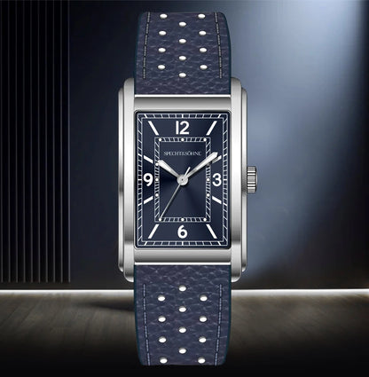 2025 New High Quaity 27MM Specht & Söhne Square Men's Watch Sweep VH31 Movt Steel Reloj Hombre Sapphire Crystal Waterproof