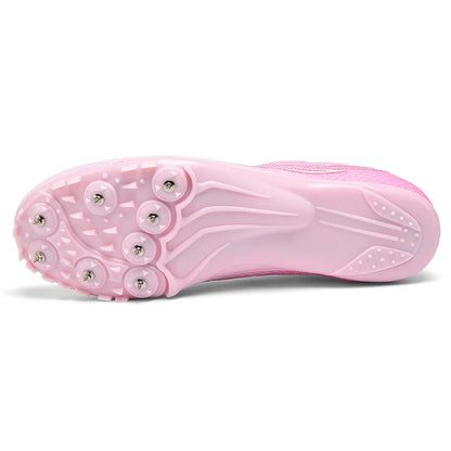 Outdoor Men Woman Track & Field Running Shoes Professional Competition Nail Sneakers Anti-Slip Student Training Shoes