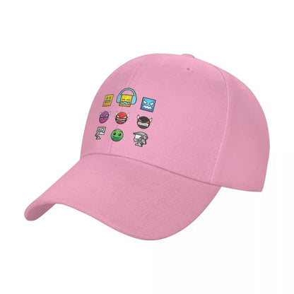 2026 Geometry Dash Baseball Cap Unique hats tactical cap Golf Cap Ladies Men's