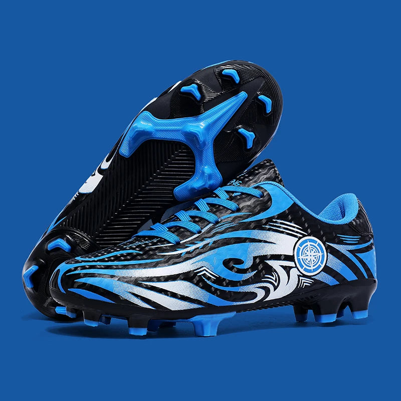 Scarpe da calcio da uomo, comode e traspiranti, per ragazzi, leggere e antiscivolo, scarpe da allenamento per erba, turf e sport all’aperto