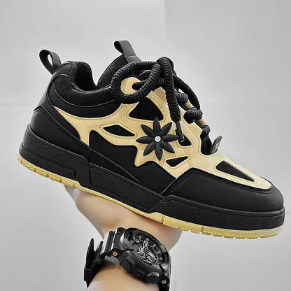 Zapatillas de moda para hombre, estilo urbano y skate, de marca de lujo, para entrenamiento, con malla transpirable, calzado casual masculino