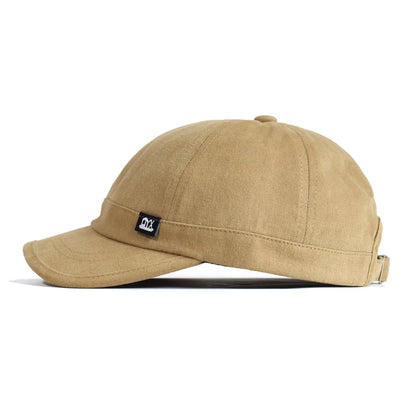 Vintage Short Brim Baseball Cap Cotton Men Women Soft Dad Hat Adjustable Trucker Style Low Profile Caps