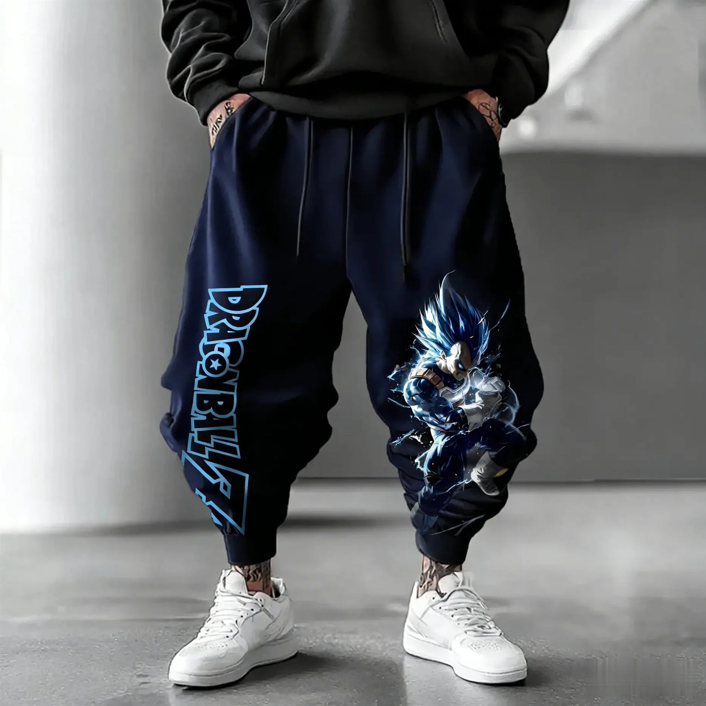 2026 Dragon Ball Vegeta Multi-color Leg Trousers Men's Women's Retro Trend Versatile Sports Jogging Fitness Outdoor Sports Wear