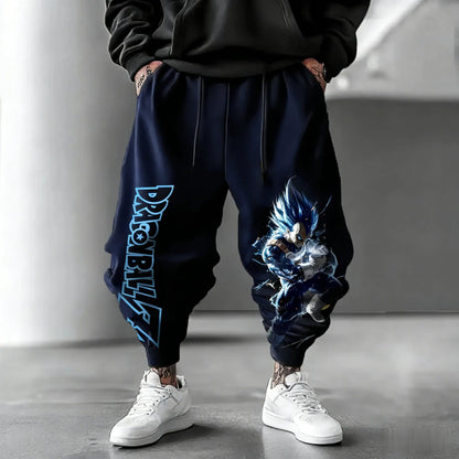2026 Dragon Ball Vegeta Multi-color Leg Trousers Men's Women's Retro Trend Versatile Sports Jogging Fitness Outdoor Sports Wear