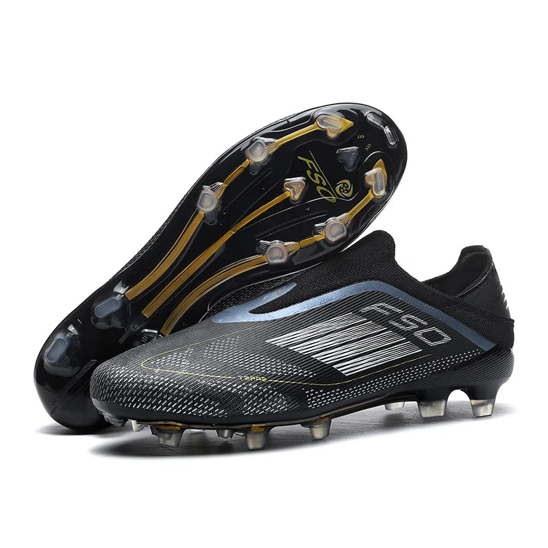 New Men Football Boots ComfortableSoccer Shoes Match Training Boys Non Slip Long Spikes Breathable Adult Cleats Outdoor Sport