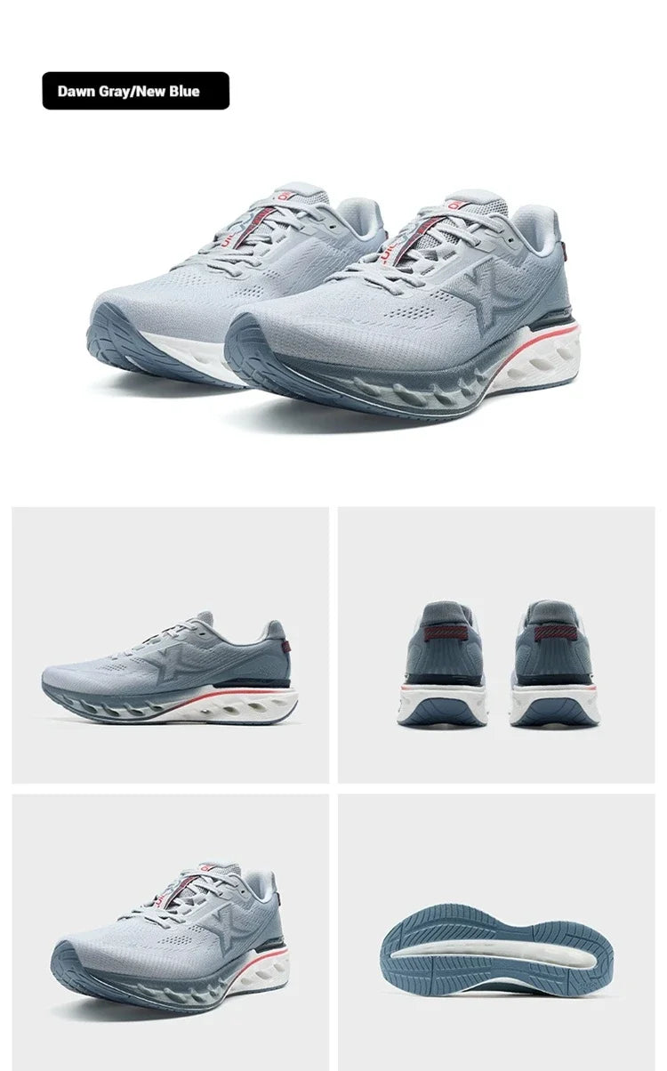 Xtep Reactive Coil 12.0 Running Shoes Male's 2025 Summer Elasticity Sports Shoes Rebound Cushioning Sneakers 975219110045