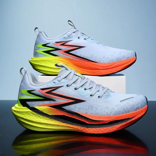 Marathon Men Running Shoes Carbon Board Speciality Sports Breathable Lightweight Women's Comfortable Chunta Athletic Sneakers