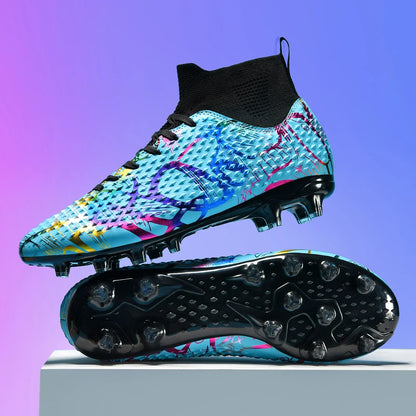 Chaussures de football spéciales pour les nouveaux élèves, chaussures de football d'entraînement pour adolescents, compétitions, tailles 31-46 #   Chaussures de sport d'extérieur montantes pour étudiants
