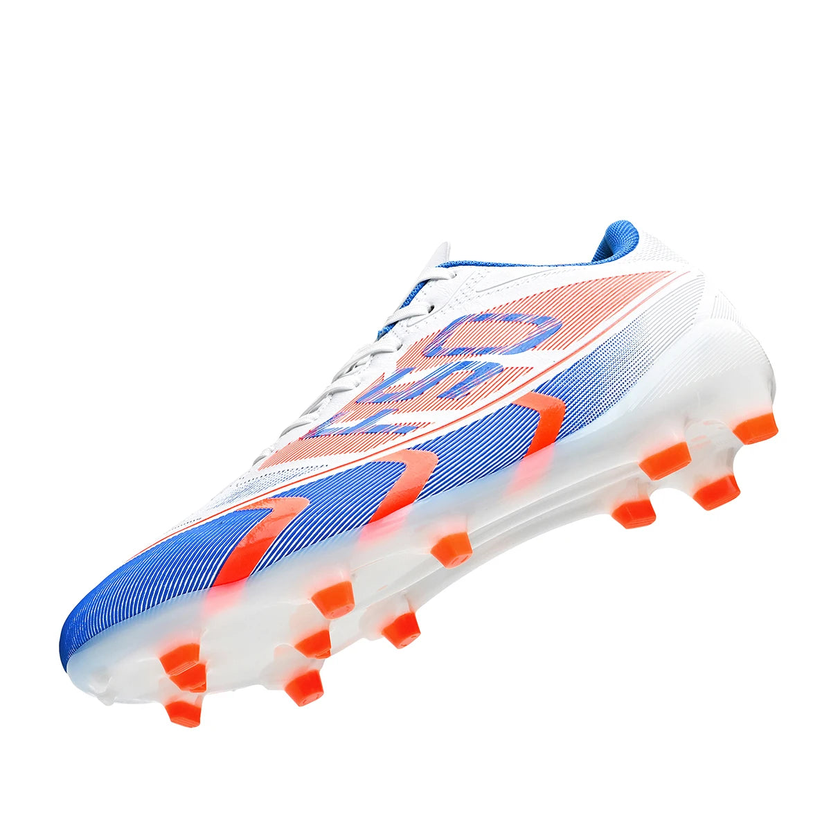 Chaussures de football unisexes AG FG, crampons longs en TPU, crampons de football absorbant les chocs pour les matchs sur gazon naturel et artificiel en extérieur