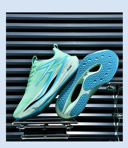 Sports Running Shoes Speciality Marathon Men Breathable Lightweight Carbon Board Women's Comfortable Athletic Nonskid Sneakers