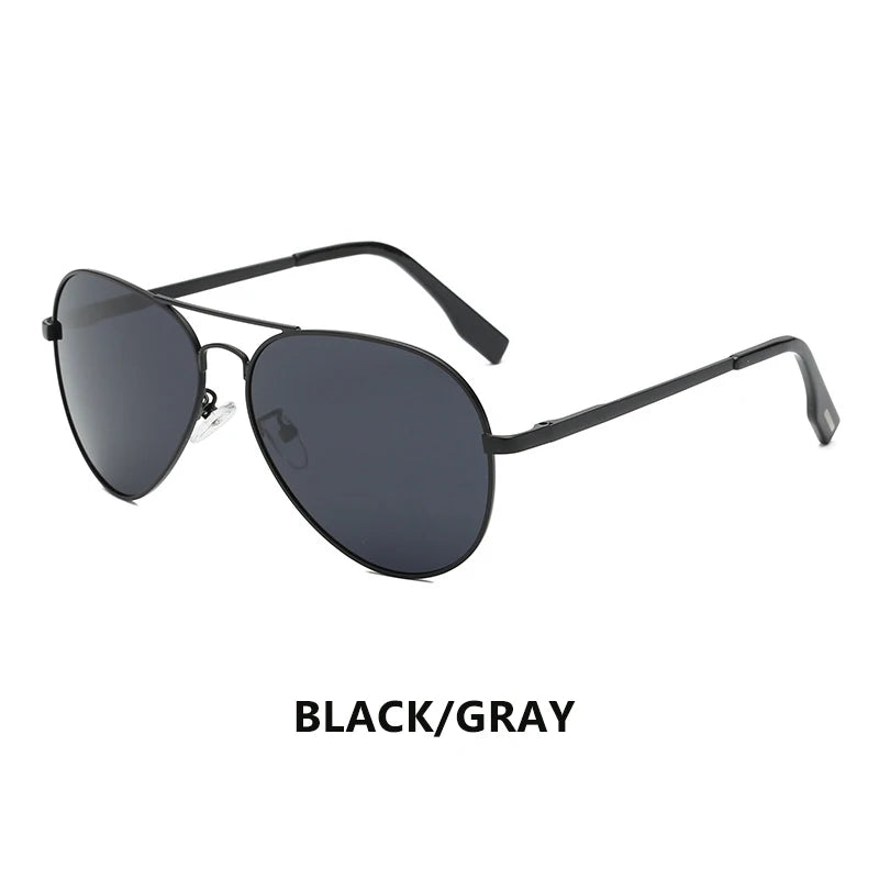 LIOUMO Hochwertige Piloten-Sonnenbrille für Herren, polarisierte Autofahrerbrille für Damen, modische Pilotenbrille, blendfreie Sonnenbrille für Herren
