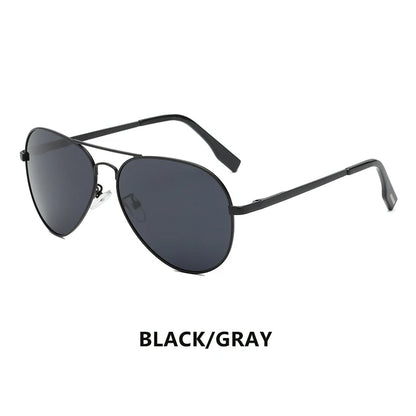 LIOUMO Hochwertige Piloten-Sonnenbrille für Herren, polarisierte Autofahrerbrille für Damen, modische Pilotenbrille, blendfreie Sonnenbrille für Herren