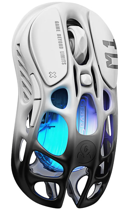 GravaStar Mercury M1 Pro Wireless Gaming Mouse  26000DPI Wired / 2.4GHz / Bluetooth GLOWSYNC RGB