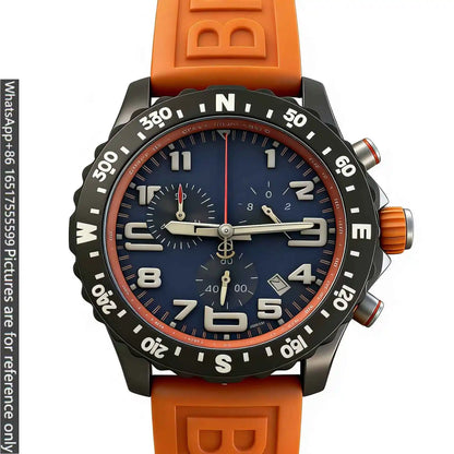 45mm luxury men's watch, made of 904L steel, Quartz movement-b