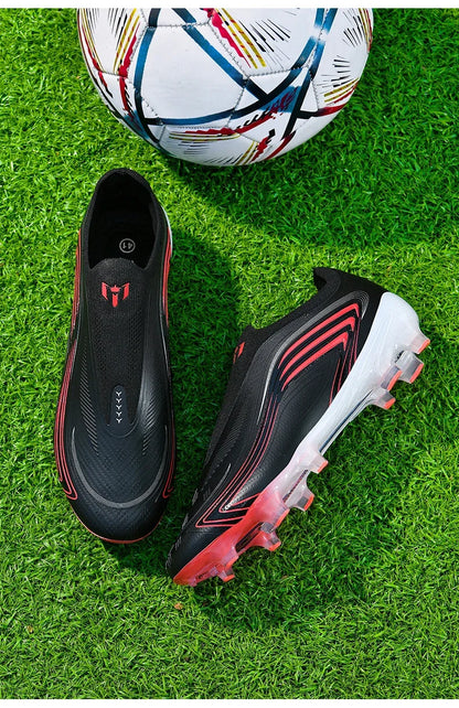 Nouvelles chaussures de football pour hommes TF/FG, chaussures de football professionnelles de haute qualité, chaussures de futsal unisexes pour femmes, vente chaude, crampons ultralégers, baskets.