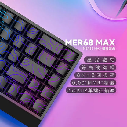 IROK Carotmas Mercury68 Magnetic Switch Mechanical Keyboards 8K 68keys RT0.004mm Low Delay Custom Wired Gaming Keyboard PC Gifts