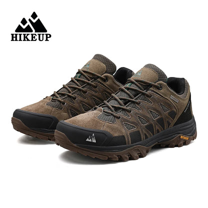 HIKEUP Scarpe outdoor da uomo per escursionismo, sport e tempo libero, scarponcini da trekking in montagna e campeggio, sneaker antiscivolo e resistenti all’usura