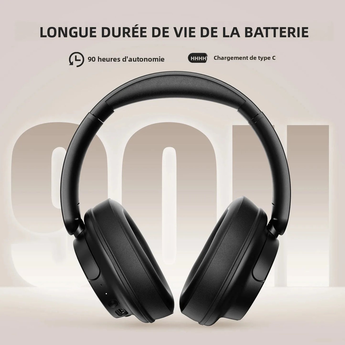 Oneodio EKSA V16 Wireless Headphones Bluetooth 5.3 Over Ear Headset With Mic Bass/Pop Mode Hi-Res HiFi Wired Headphones 90H APP