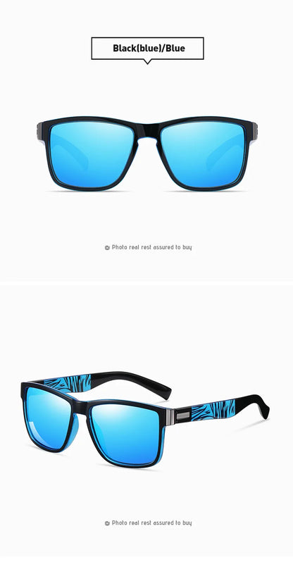 VCKA Myopia Sunglasses Square Prescription -0.5 To -6.0 Women Men Polarized Colorful Lens Sports Nearsighted Astigmatism Eywear